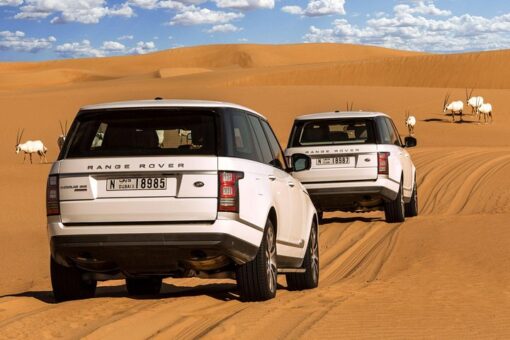 Luxury desert safari Tour with range rover in Dubai