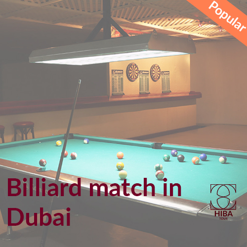 Billiard Tournament in Dubai 8 Way Match With Prizes Hiba