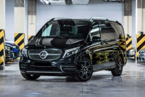 Mercedes Benz v class for escort car in Dubai