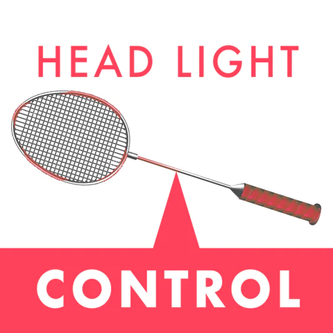 Head Light badminton rocket