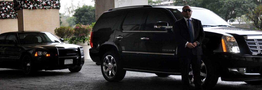 bodyguard escort car in Dubai
