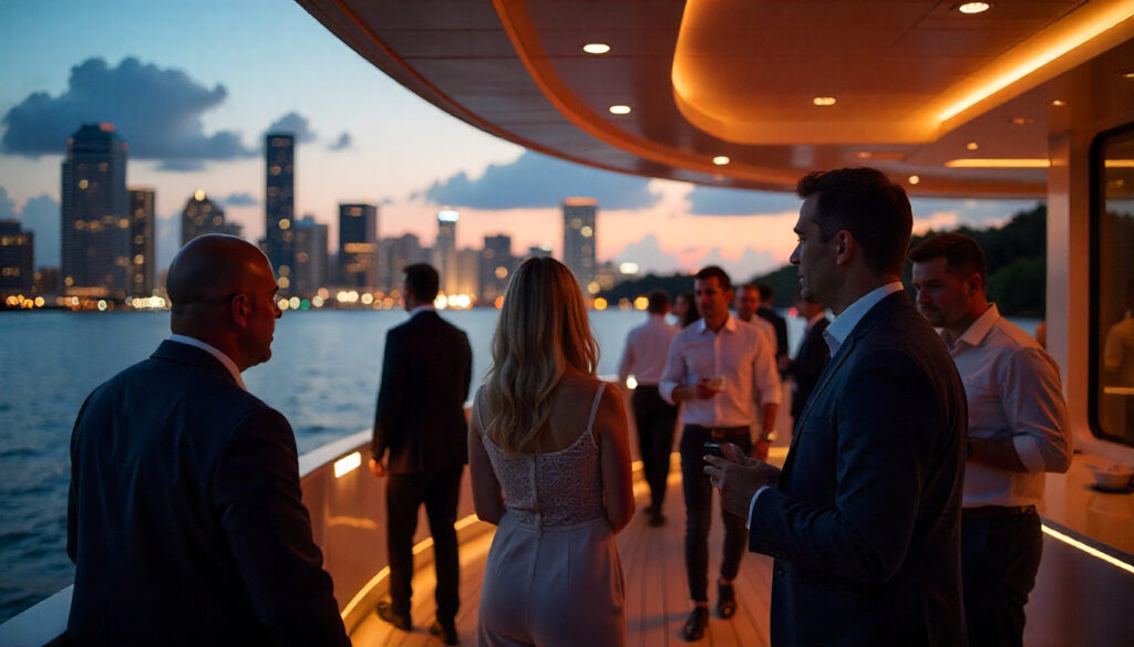 Yacht rental for corporate events in Dubai