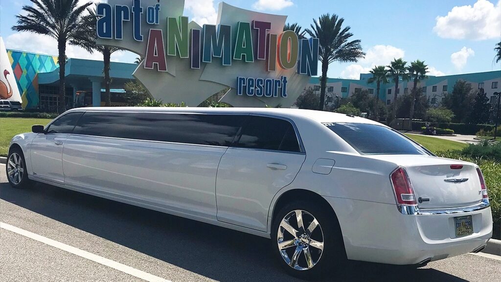 Chrysler 300 Limousine for rent in Dubai